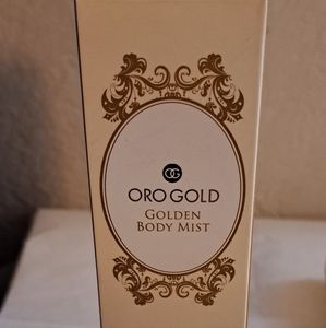 RARE new in box Oro Gold golden body mist 3.4 FL ozs